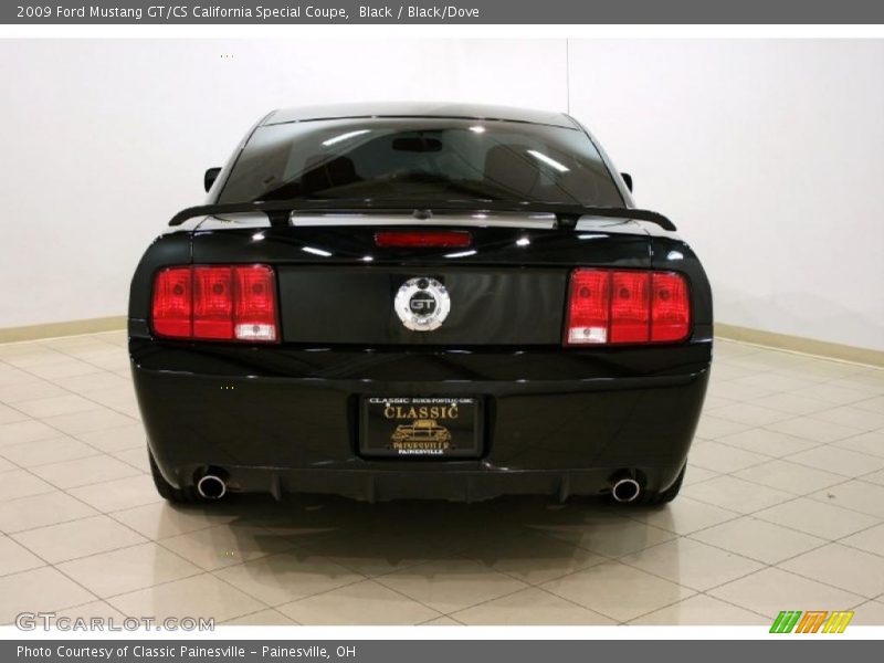 Black / Black/Dove 2009 Ford Mustang GT/CS California Special Coupe