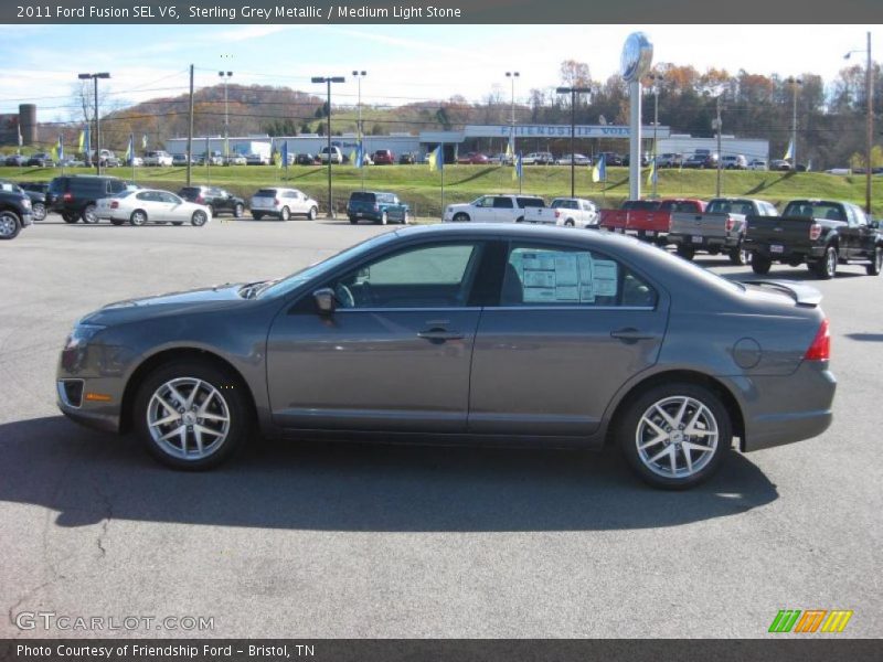 Sterling Grey Metallic / Medium Light Stone 2011 Ford Fusion SEL V6