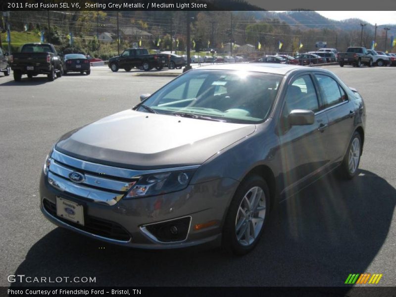 Sterling Grey Metallic / Medium Light Stone 2011 Ford Fusion SEL V6