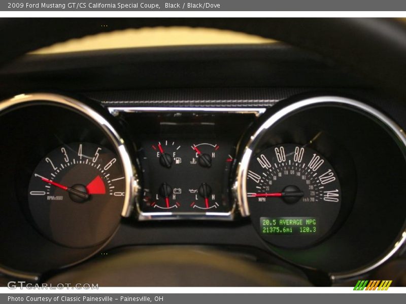  2009 Mustang GT/CS California Special Coupe GT/CS California Special Coupe Gauges