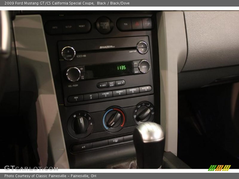 Black / Black/Dove 2009 Ford Mustang GT/CS California Special Coupe