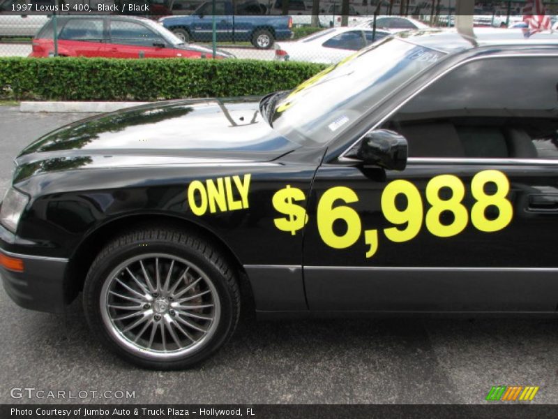 Black / Black 1997 Lexus LS 400