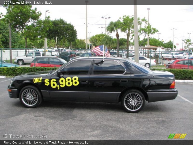 Black / Black 1997 Lexus LS 400