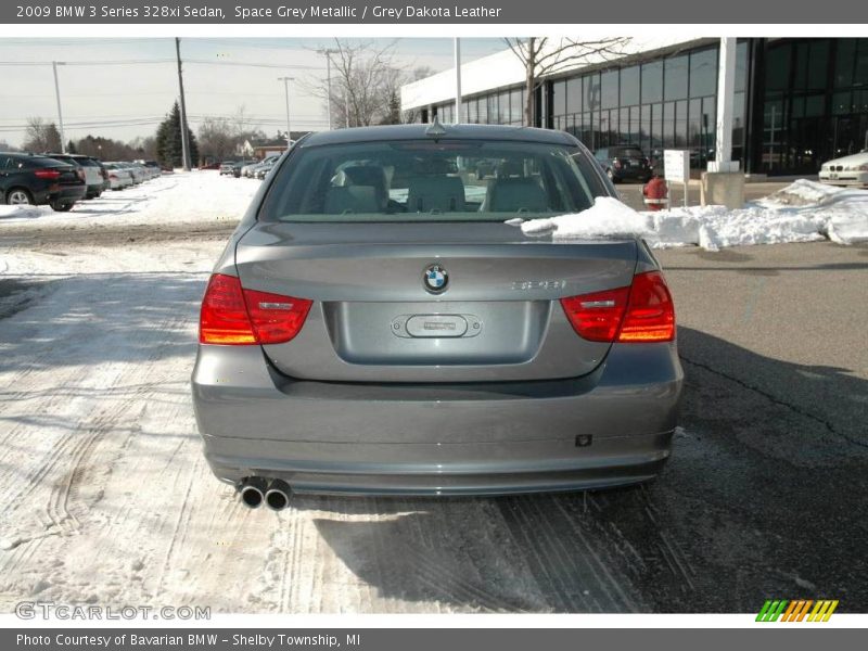 Space Grey Metallic / Grey Dakota Leather 2009 BMW 3 Series 328xi Sedan