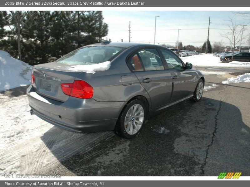 Space Grey Metallic / Grey Dakota Leather 2009 BMW 3 Series 328xi Sedan