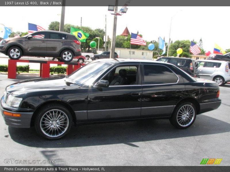 Black / Black 1997 Lexus LS 400