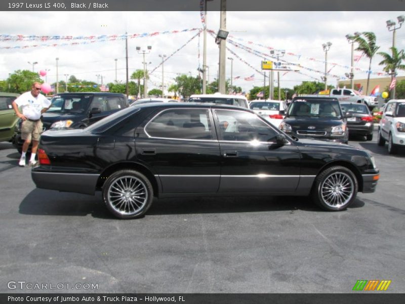 Black / Black 1997 Lexus LS 400