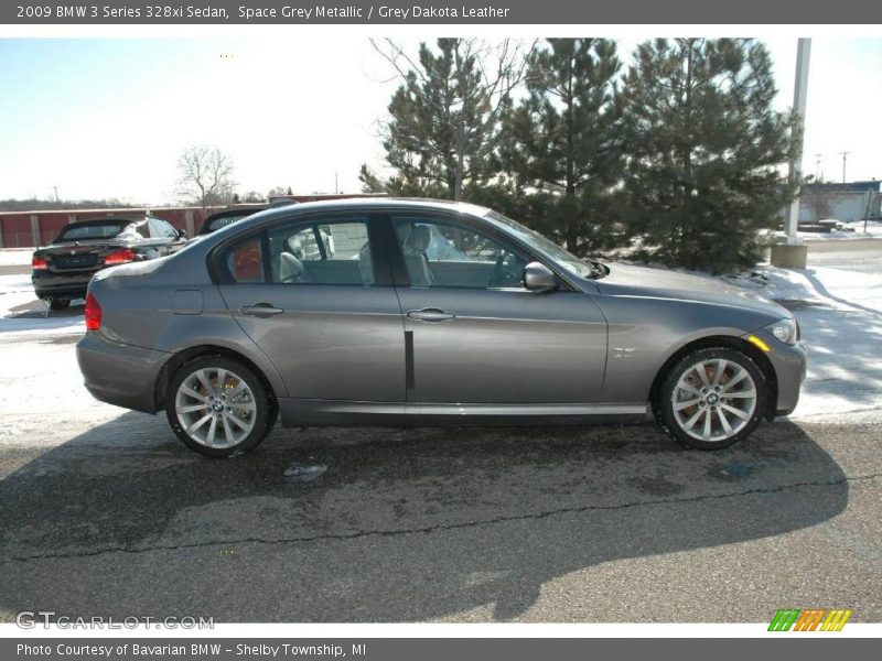 Space Grey Metallic / Grey Dakota Leather 2009 BMW 3 Series 328xi Sedan