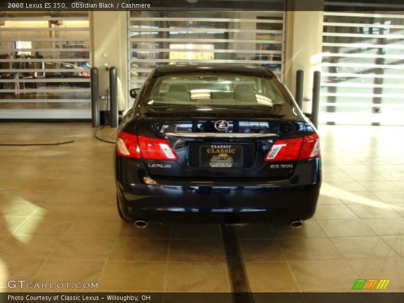 Obsidian Black / Cashmere 2008 Lexus ES 350