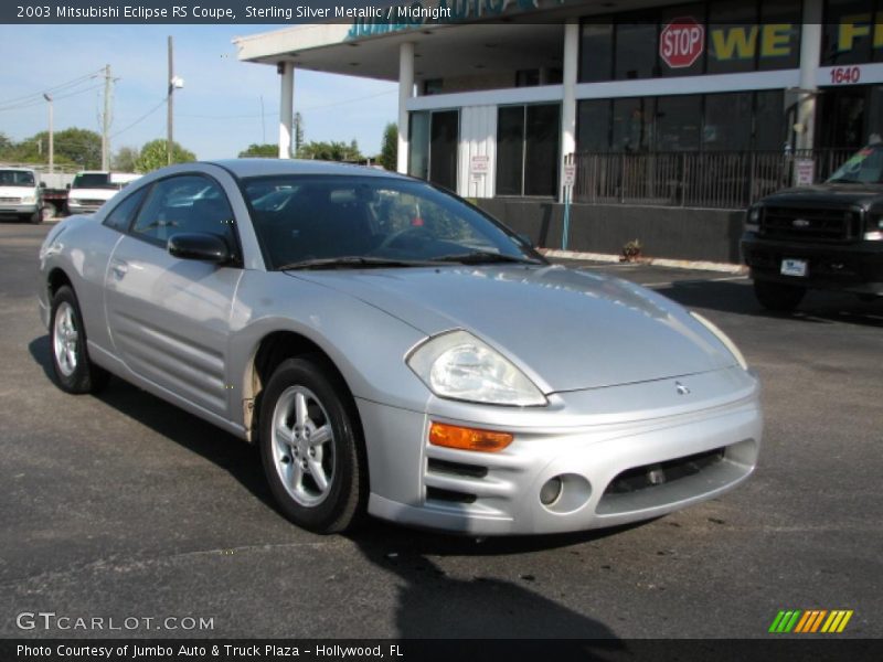 Sterling Silver Metallic / Midnight 2003 Mitsubishi Eclipse RS Coupe