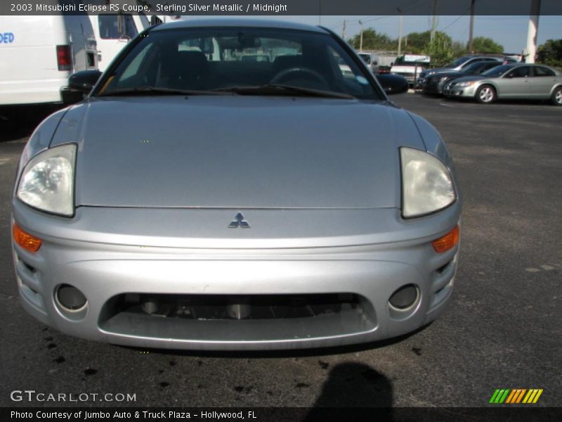 Sterling Silver Metallic / Midnight 2003 Mitsubishi Eclipse RS Coupe