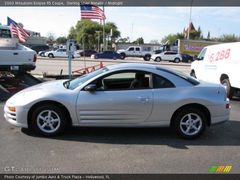 Sterling Silver Metallic / Midnight 2003 Mitsubishi Eclipse RS Coupe