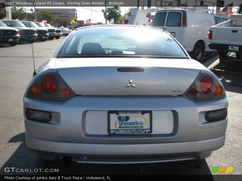 Sterling Silver Metallic / Midnight 2003 Mitsubishi Eclipse RS Coupe