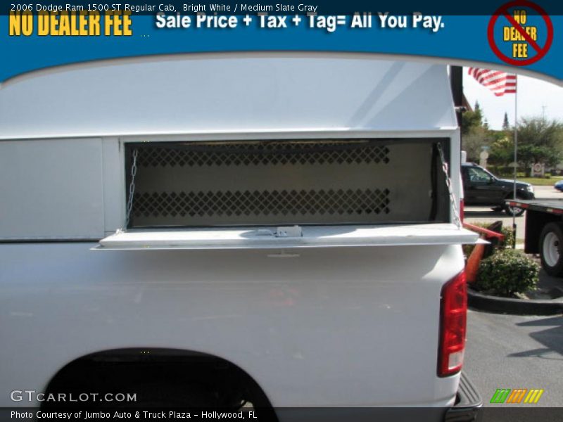 Bright White / Medium Slate Gray 2006 Dodge Ram 1500 ST Regular Cab