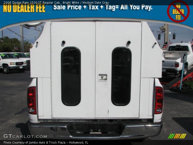 Bright White / Medium Slate Gray 2006 Dodge Ram 1500 ST Regular Cab