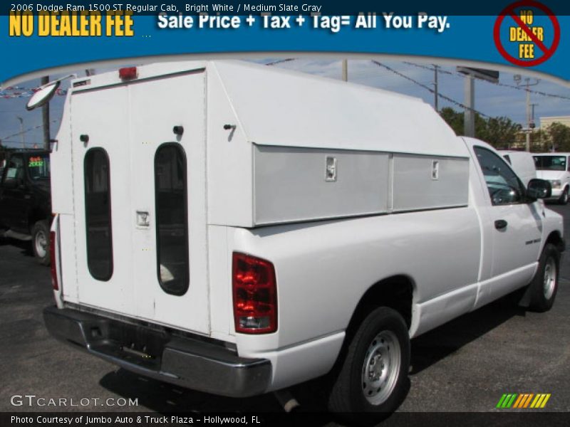 Bright White / Medium Slate Gray 2006 Dodge Ram 1500 ST Regular Cab