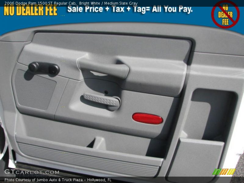 Bright White / Medium Slate Gray 2006 Dodge Ram 1500 ST Regular Cab