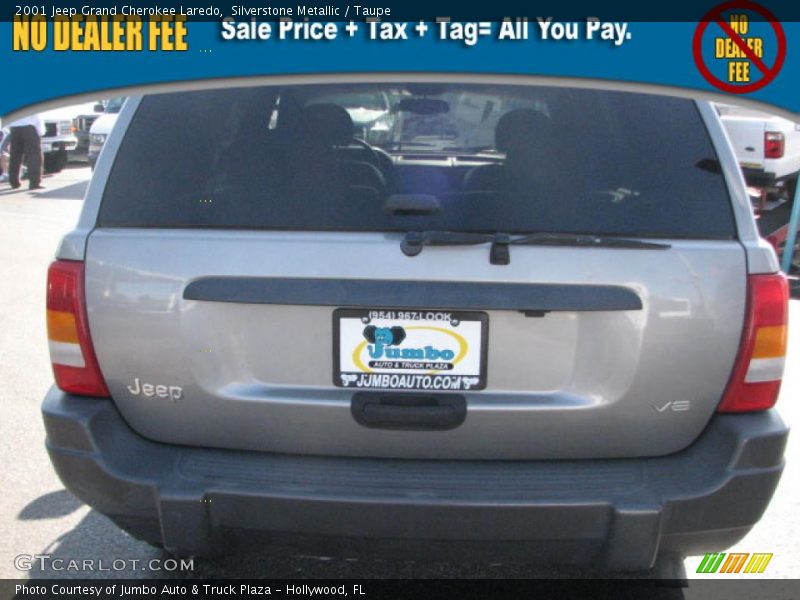 Silverstone Metallic / Taupe 2001 Jeep Grand Cherokee Laredo