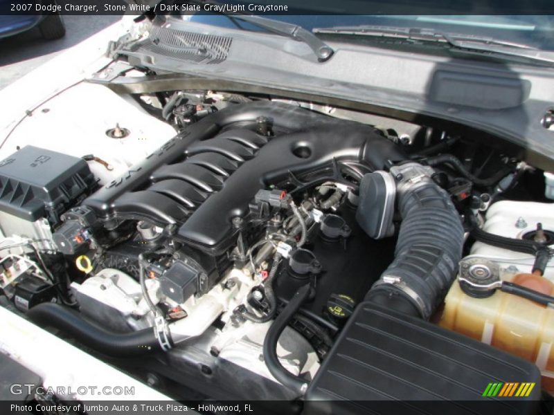 Stone White / Dark Slate Gray/Light Graystone 2007 Dodge Charger