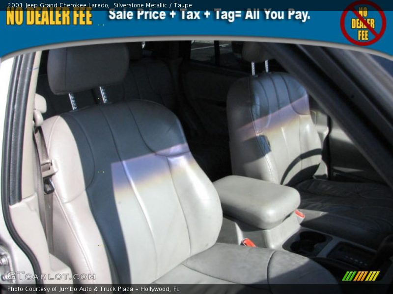 Silverstone Metallic / Taupe 2001 Jeep Grand Cherokee Laredo