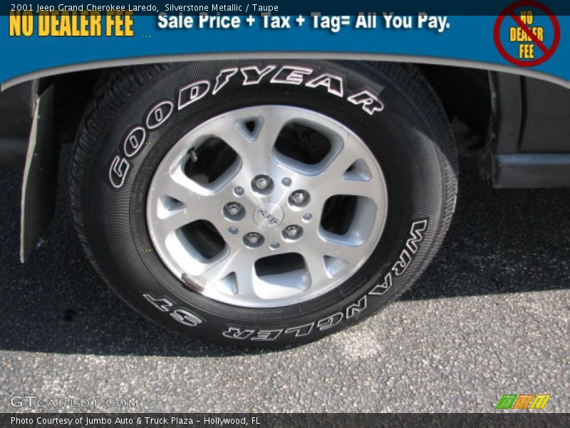 Silverstone Metallic / Taupe 2001 Jeep Grand Cherokee Laredo
