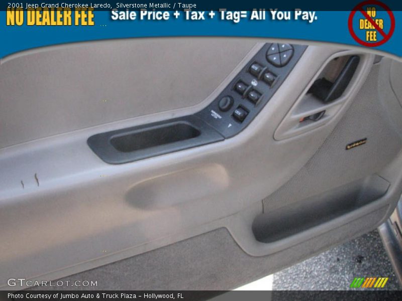 Silverstone Metallic / Taupe 2001 Jeep Grand Cherokee Laredo