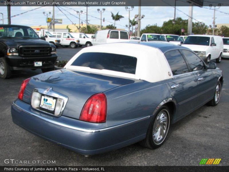 Graphite Blue Metallic / Light Graphite 2000 Lincoln Town Car Executive