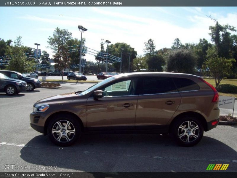 Terra Bronze Metallic / Sandstone Beige 2011 Volvo XC60 T6 AWD