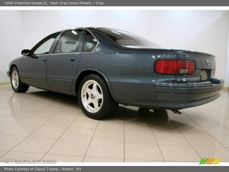 Dark Gray Green Metallic / Gray 1996 Chevrolet Impala SS