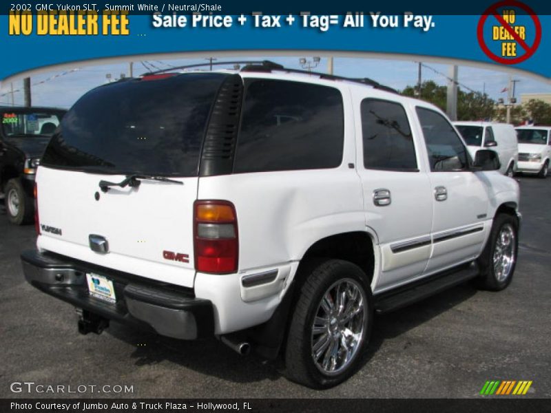 Summit White / Neutral/Shale 2002 GMC Yukon SLT