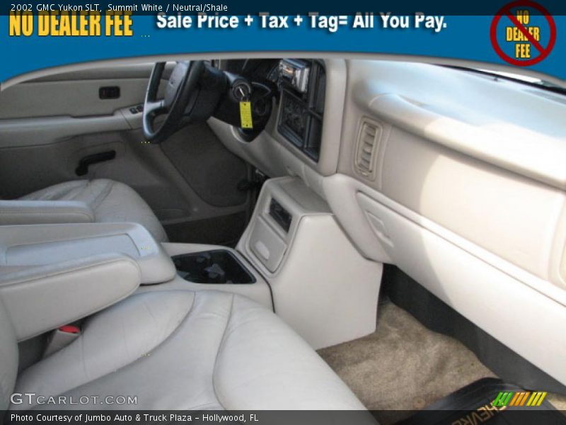 Summit White / Neutral/Shale 2002 GMC Yukon SLT