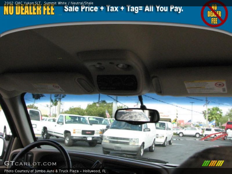 Summit White / Neutral/Shale 2002 GMC Yukon SLT
