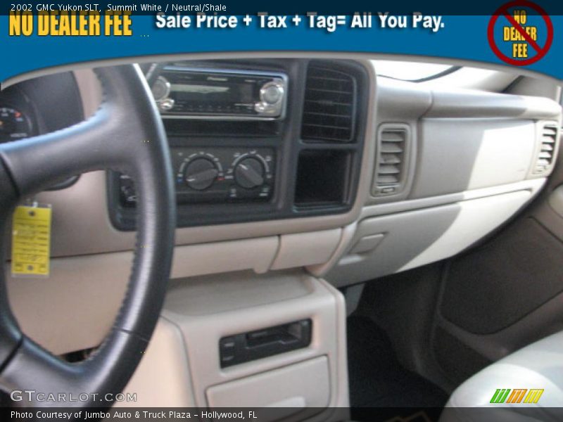 Summit White / Neutral/Shale 2002 GMC Yukon SLT