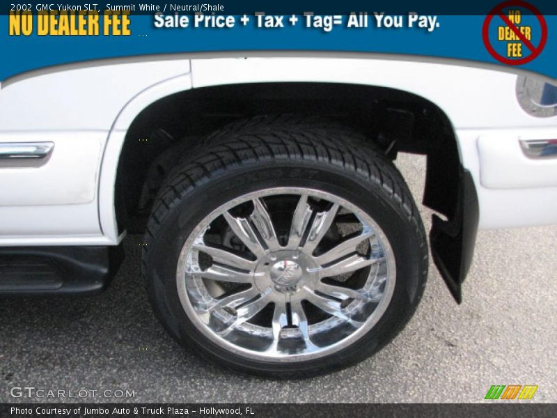 Summit White / Neutral/Shale 2002 GMC Yukon SLT