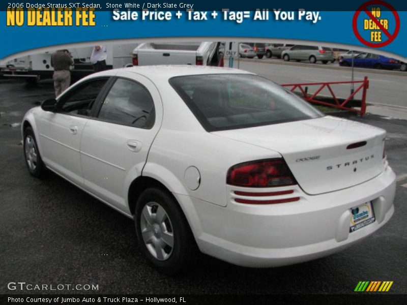 Stone White / Dark Slate Grey 2006 Dodge Stratus SXT Sedan