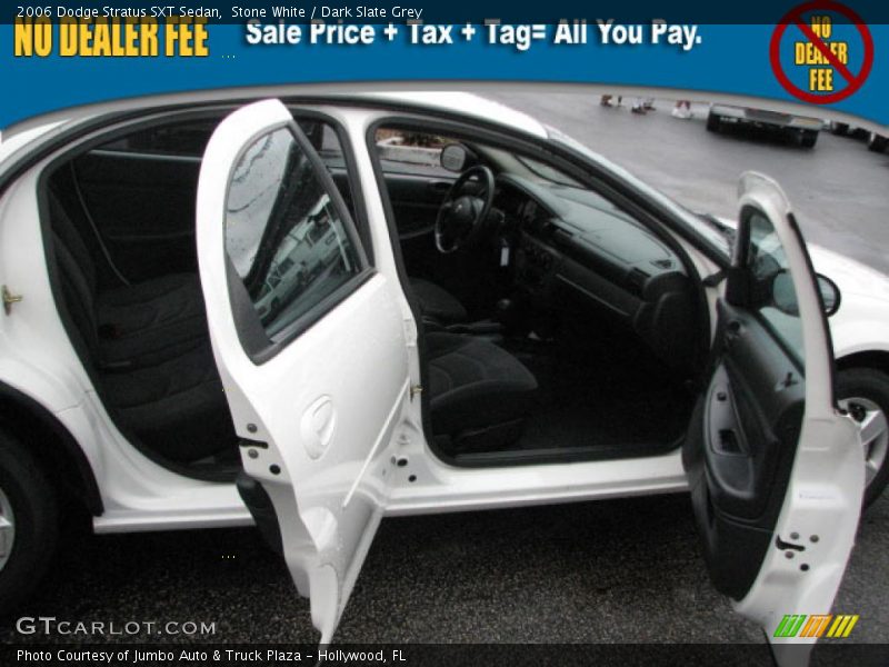 Stone White / Dark Slate Grey 2006 Dodge Stratus SXT Sedan