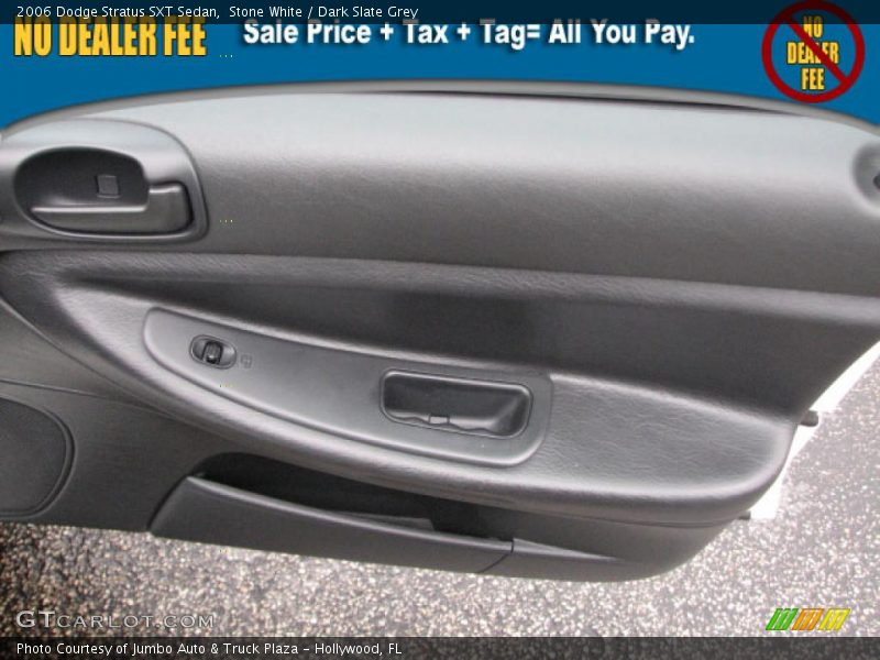 Stone White / Dark Slate Grey 2006 Dodge Stratus SXT Sedan