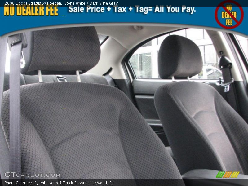 Stone White / Dark Slate Grey 2006 Dodge Stratus SXT Sedan