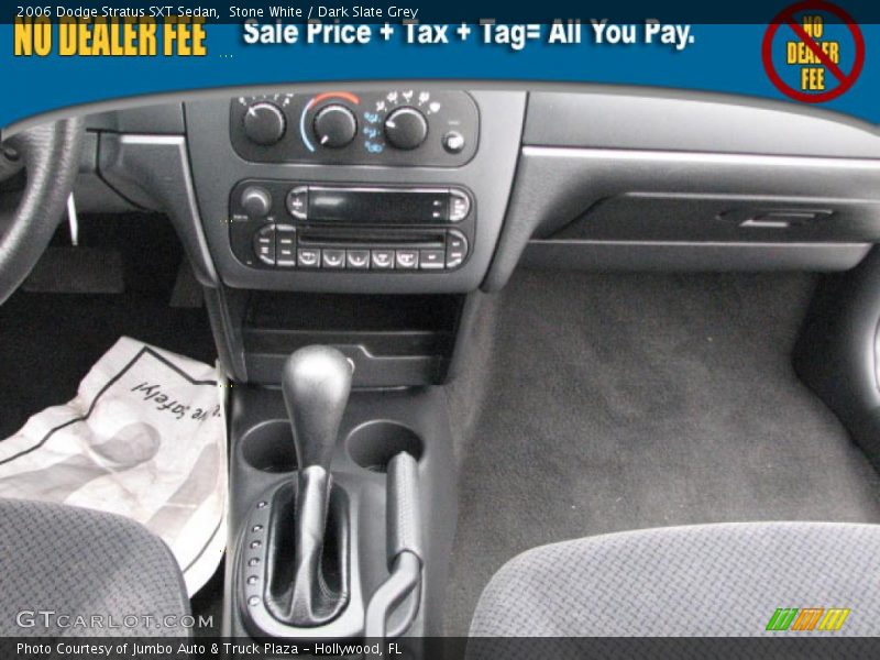 Stone White / Dark Slate Grey 2006 Dodge Stratus SXT Sedan