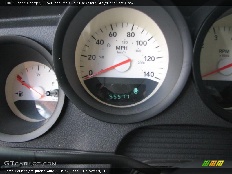 Silver Steel Metallic / Dark Slate Gray/Light Slate Gray 2007 Dodge Charger