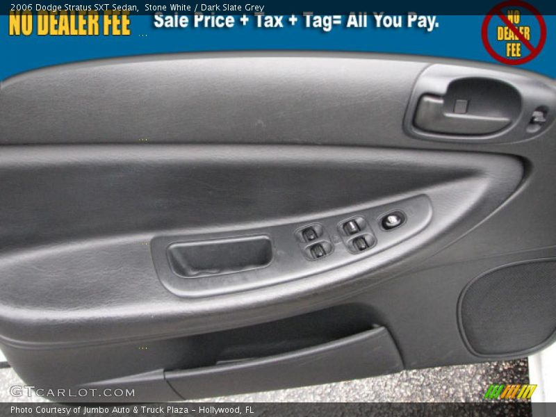 Stone White / Dark Slate Grey 2006 Dodge Stratus SXT Sedan