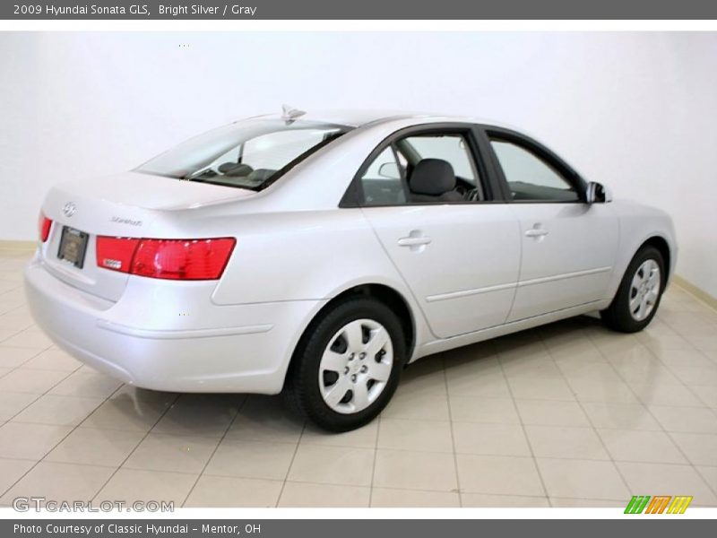 Bright Silver / Gray 2009 Hyundai Sonata GLS
