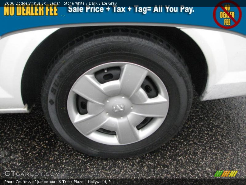 Stone White / Dark Slate Grey 2006 Dodge Stratus SXT Sedan