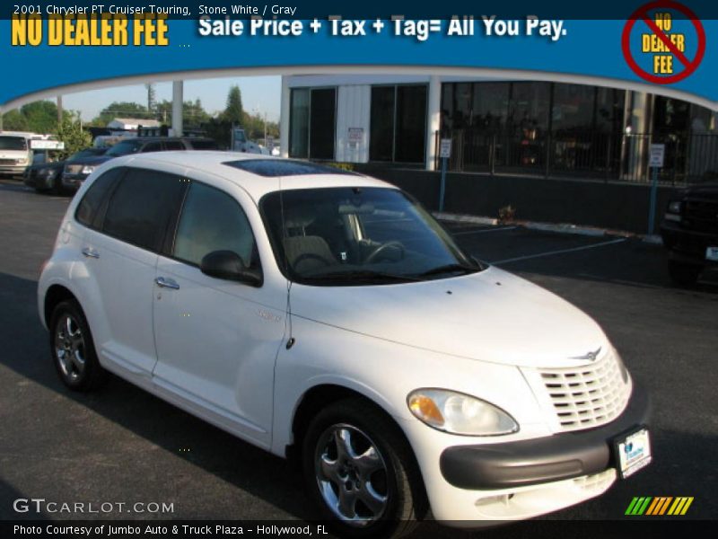 Stone White / Gray 2001 Chrysler PT Cruiser Touring