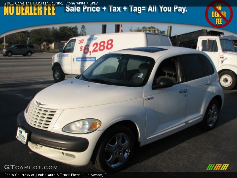 Stone White / Gray 2001 Chrysler PT Cruiser Touring