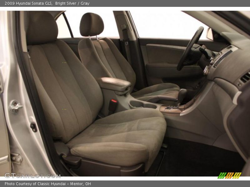 Bright Silver / Gray 2009 Hyundai Sonata GLS