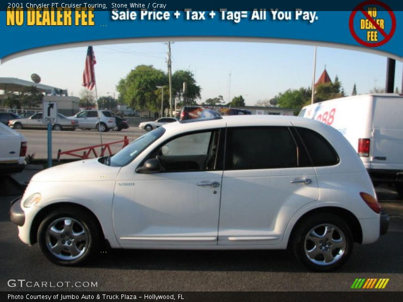 Stone White / Gray 2001 Chrysler PT Cruiser Touring