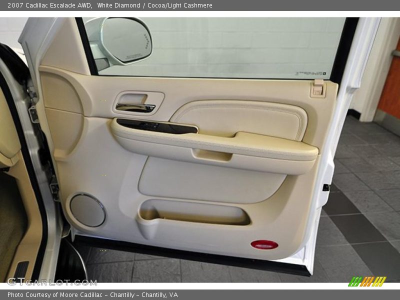 White Diamond / Cocoa/Light Cashmere 2007 Cadillac Escalade AWD