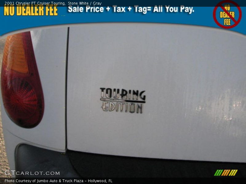 Stone White / Gray 2001 Chrysler PT Cruiser Touring