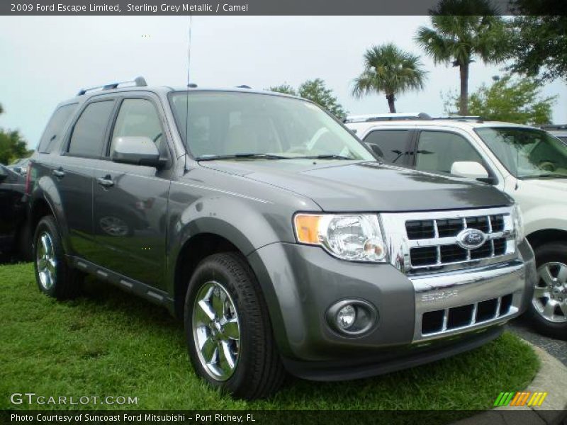 Sterling Grey Metallic / Camel 2009 Ford Escape Limited